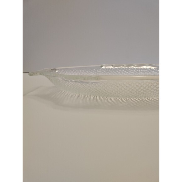 18” McGee 'Glasbake' Clear Glass Fish Baking Dish Serving Platter USA - Picture 6 of 11